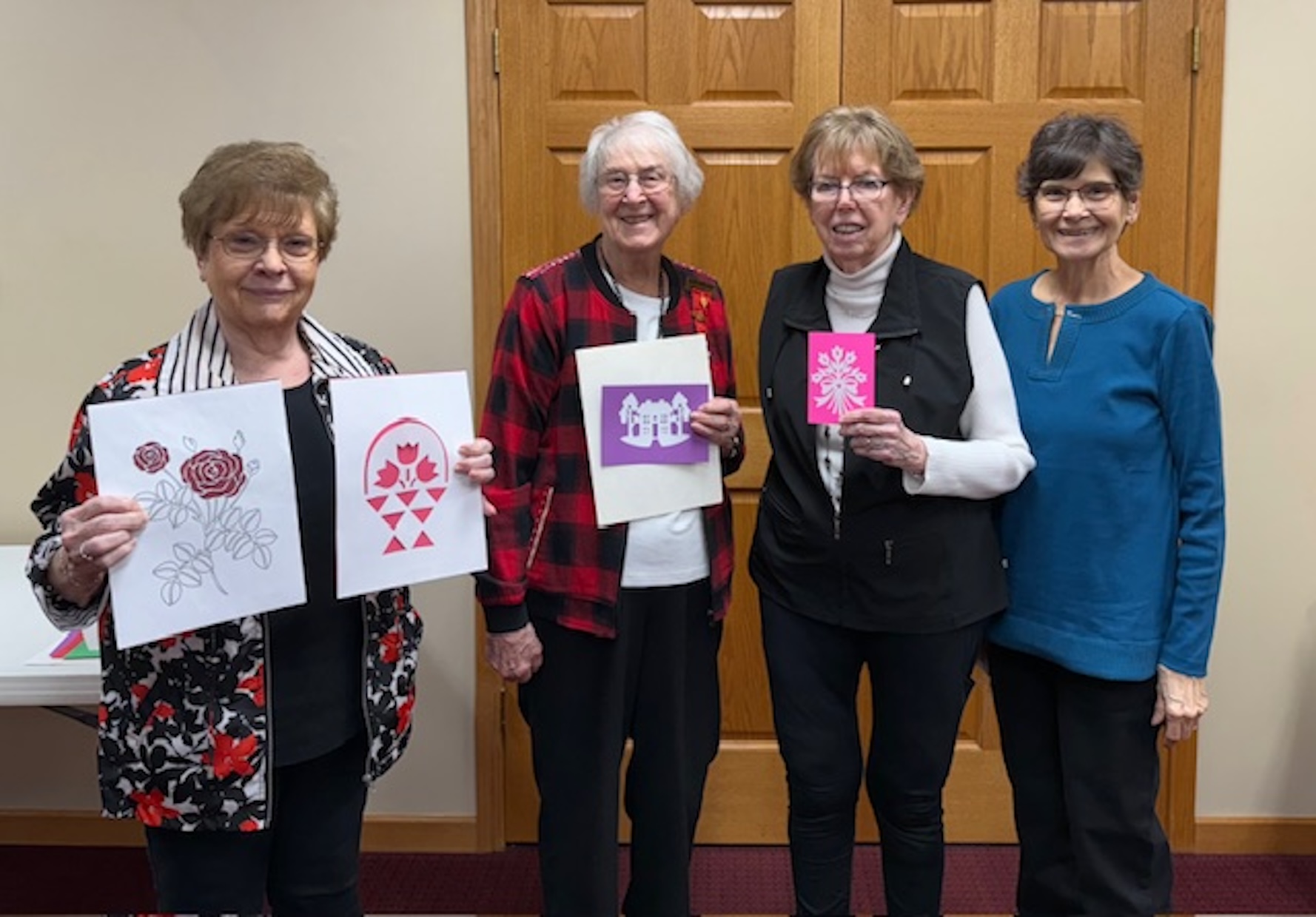 DKG Members Enjoy Scherenschnitte Paper Cutting