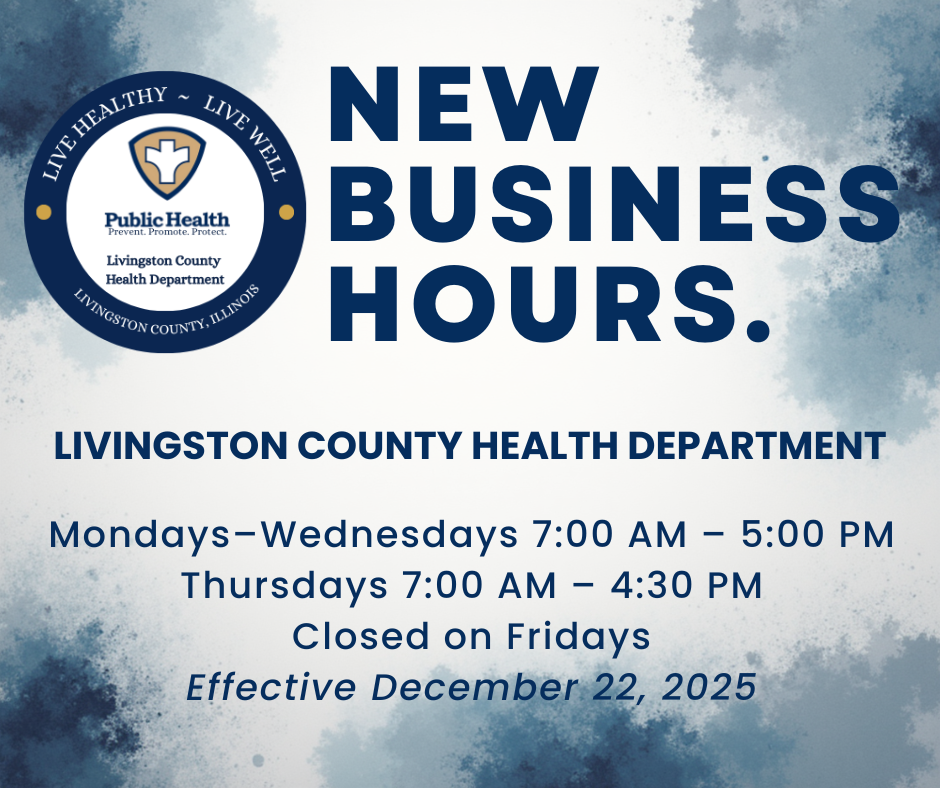 New Business Hours at Livingston County Health Department