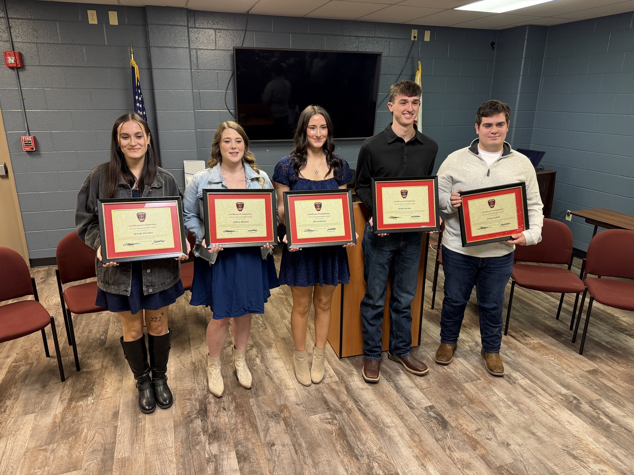 Five Graduate From Dwight Firefighter Academy