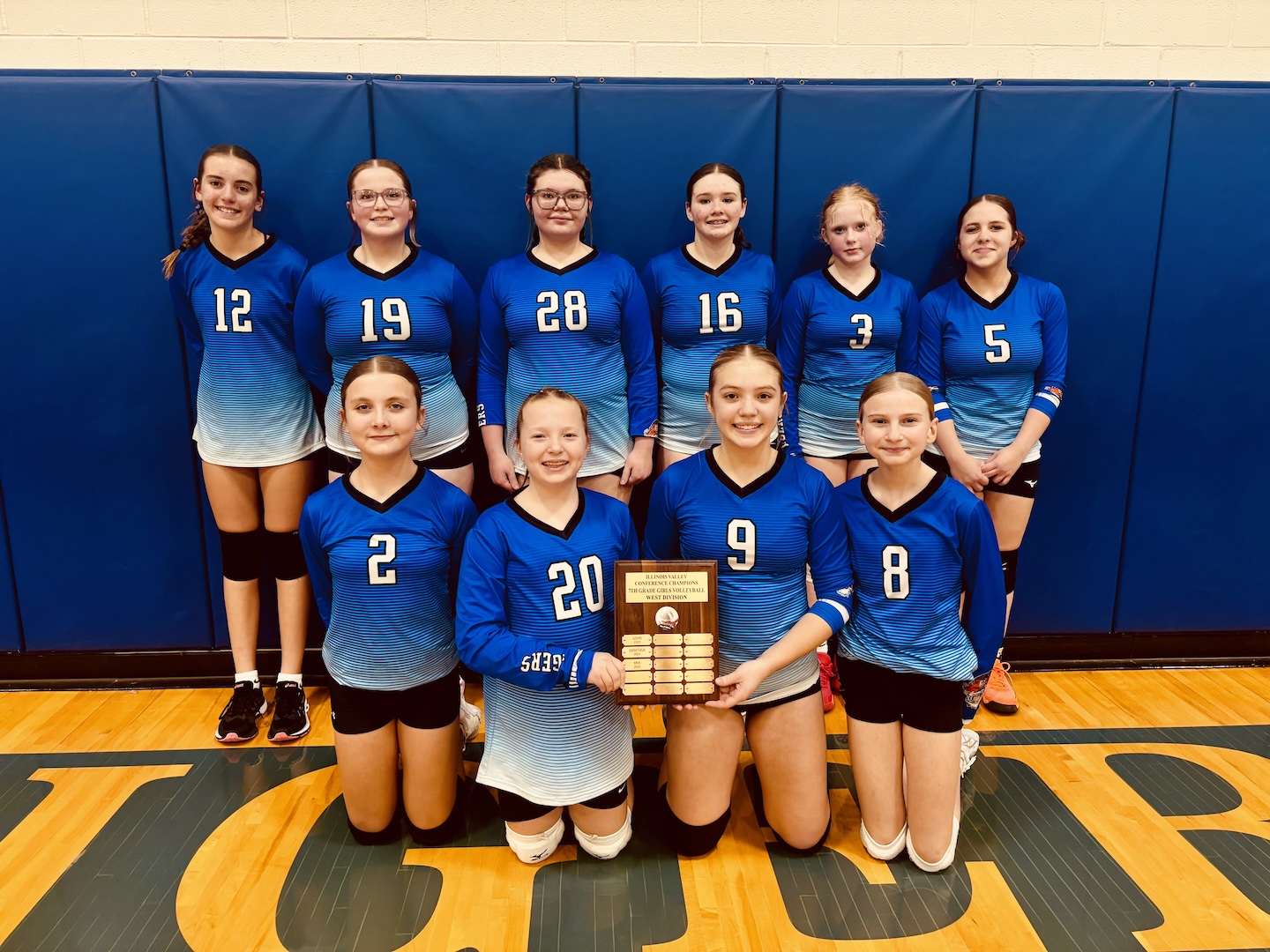 GSWB Volleyball 7th Grade IVC Champions