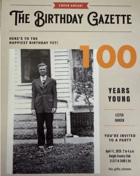 Happy Birthday, Lester Hansen!
