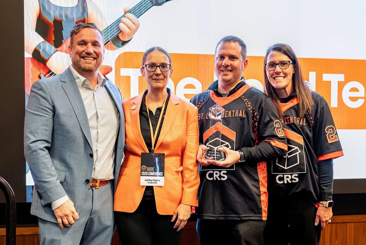 Robb and Amanda Reed Presented Rookie Rockstar Award at CRS National Convention