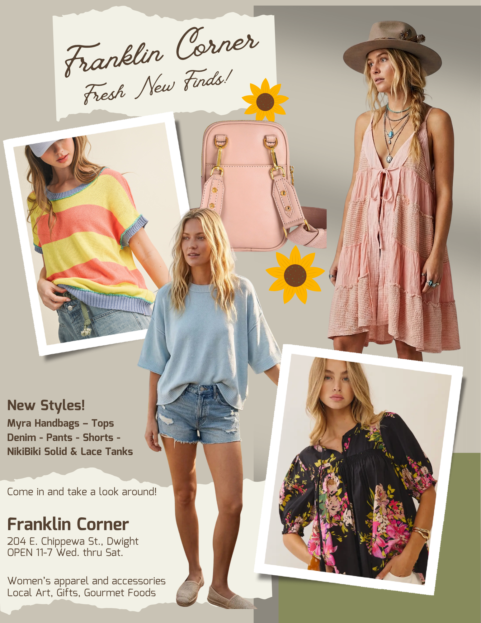 Franklin Corner – Fresh New Finds