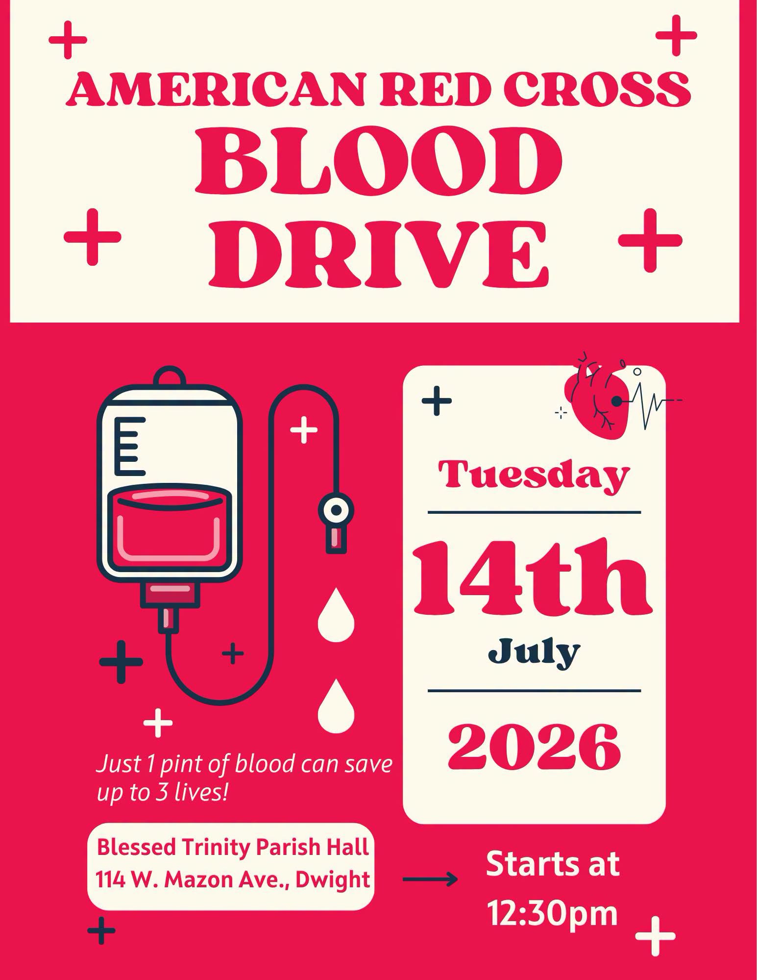 American Red Cross Blood Drive – Tue., July 14