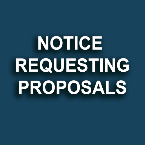 Notice Requesting Proposals
