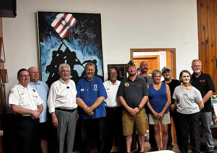 Unique Masterpiece Now Hangs at Dwight VFW!